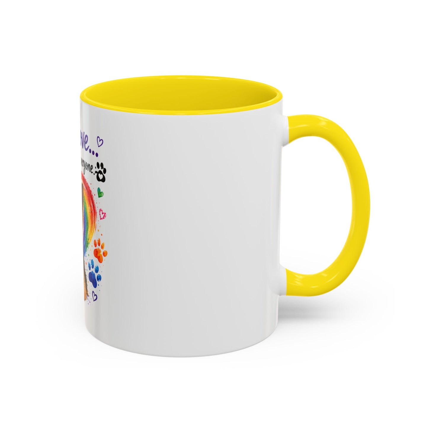 Love Is Love Yorkie Coffee Mug — Rainbow Pride Dog Mug