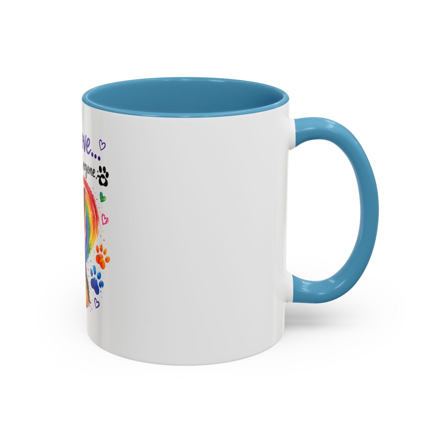 Love Is Love Yorkie Coffee Mug — Rainbow Pride Dog Mug