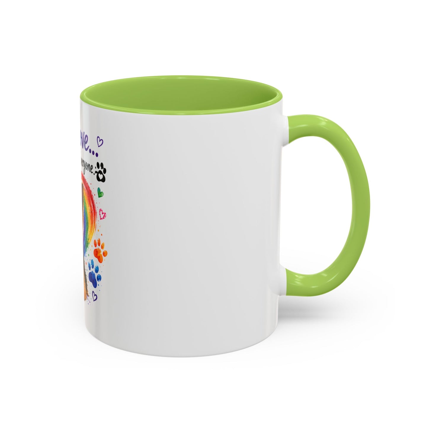 Love Is Love Yorkie Coffee Mug — Rainbow Pride Dog Mug