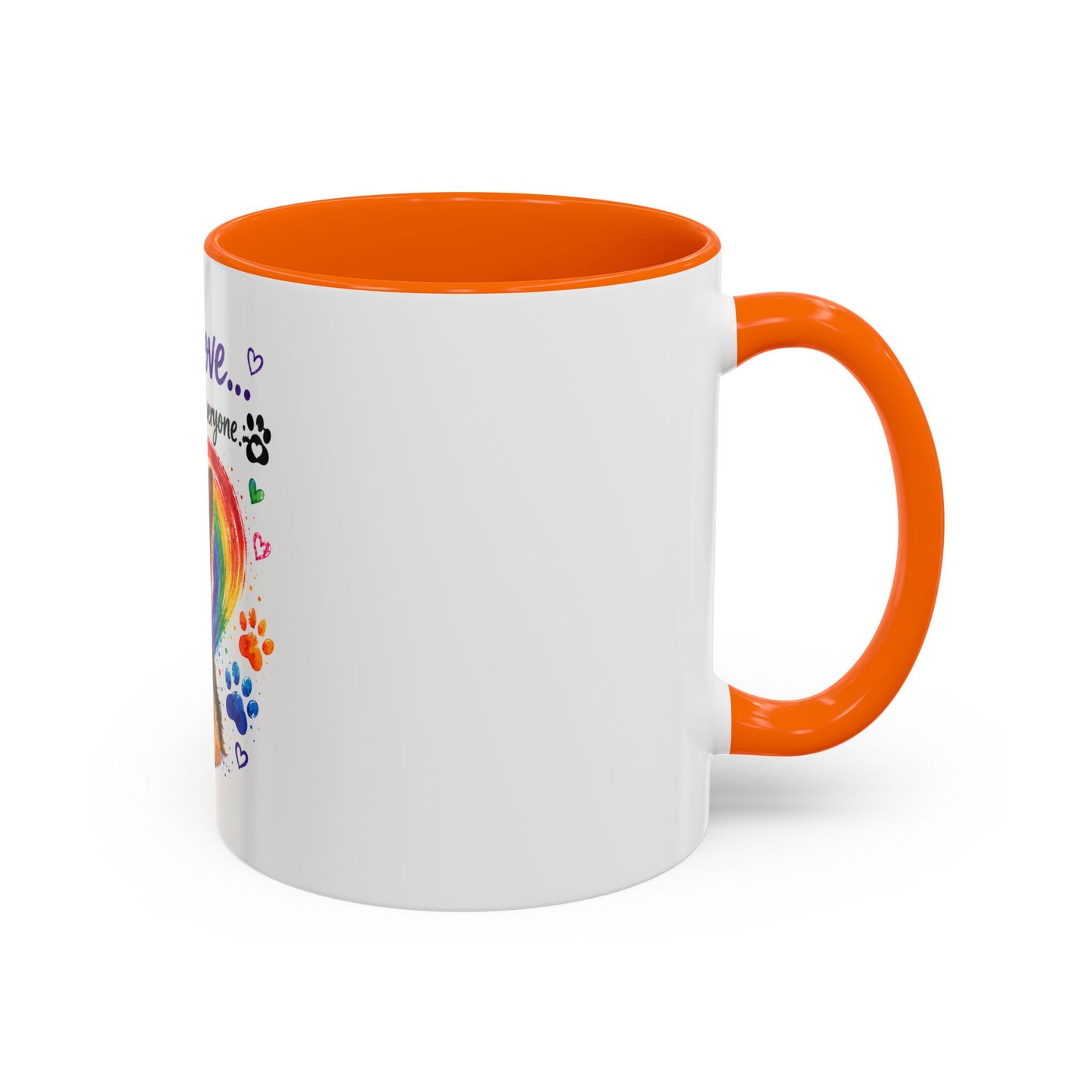 Love Is Love Yorkie Coffee Mug — Rainbow Pride Dog Mug