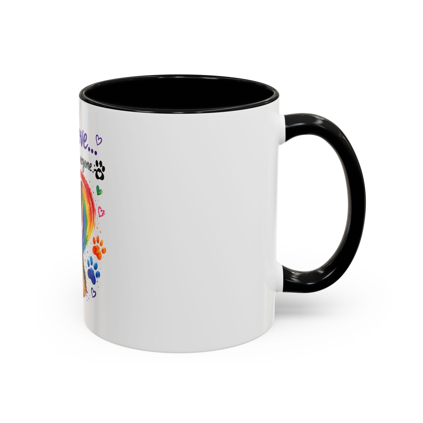 Love Is Love Yorkie Coffee Mug — Rainbow Pride Dog Mug